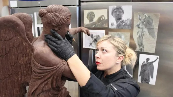 L’unica donna al campionato mondiale di cioccolato